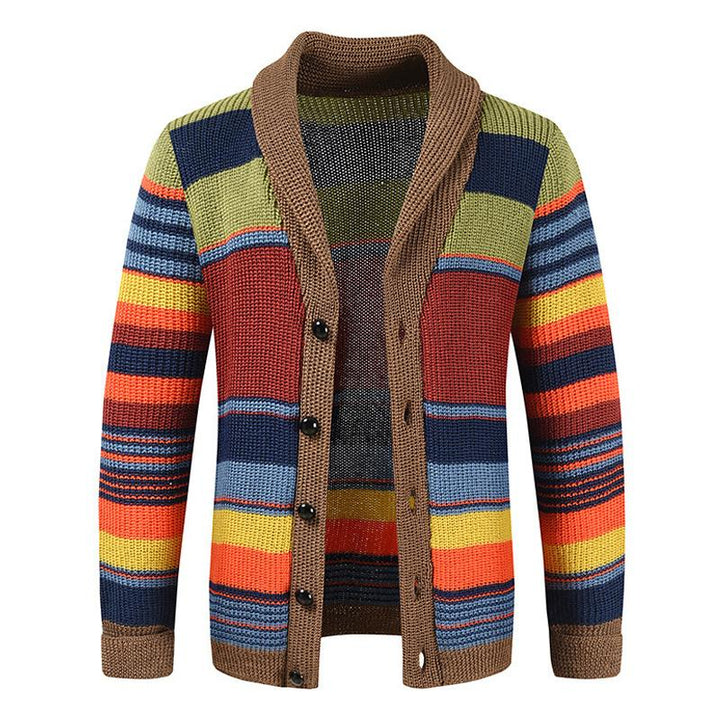 ROMAN™|RETRO STRIPED CARDIGAN