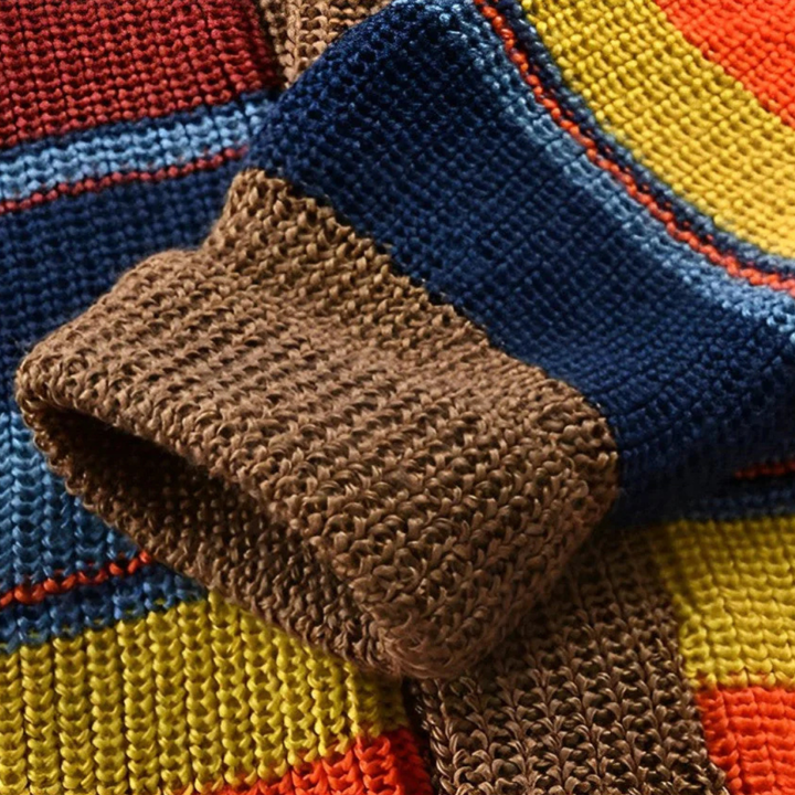 ROMAN™|RETRO STRIPED CARDIGAN