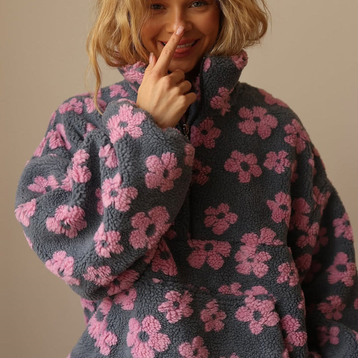 NICOLE™|FLOWER PULLOVER