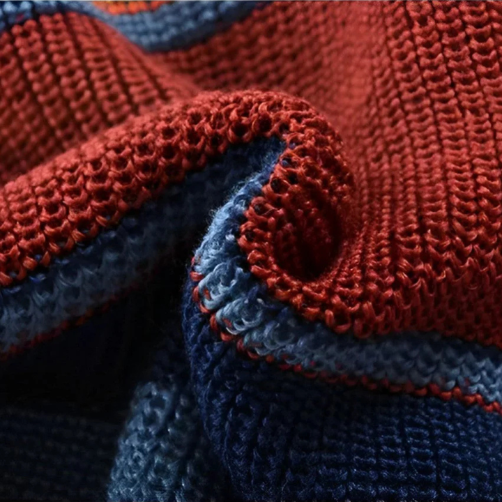 ROMAN™|RETRO STRIPED CARDIGAN