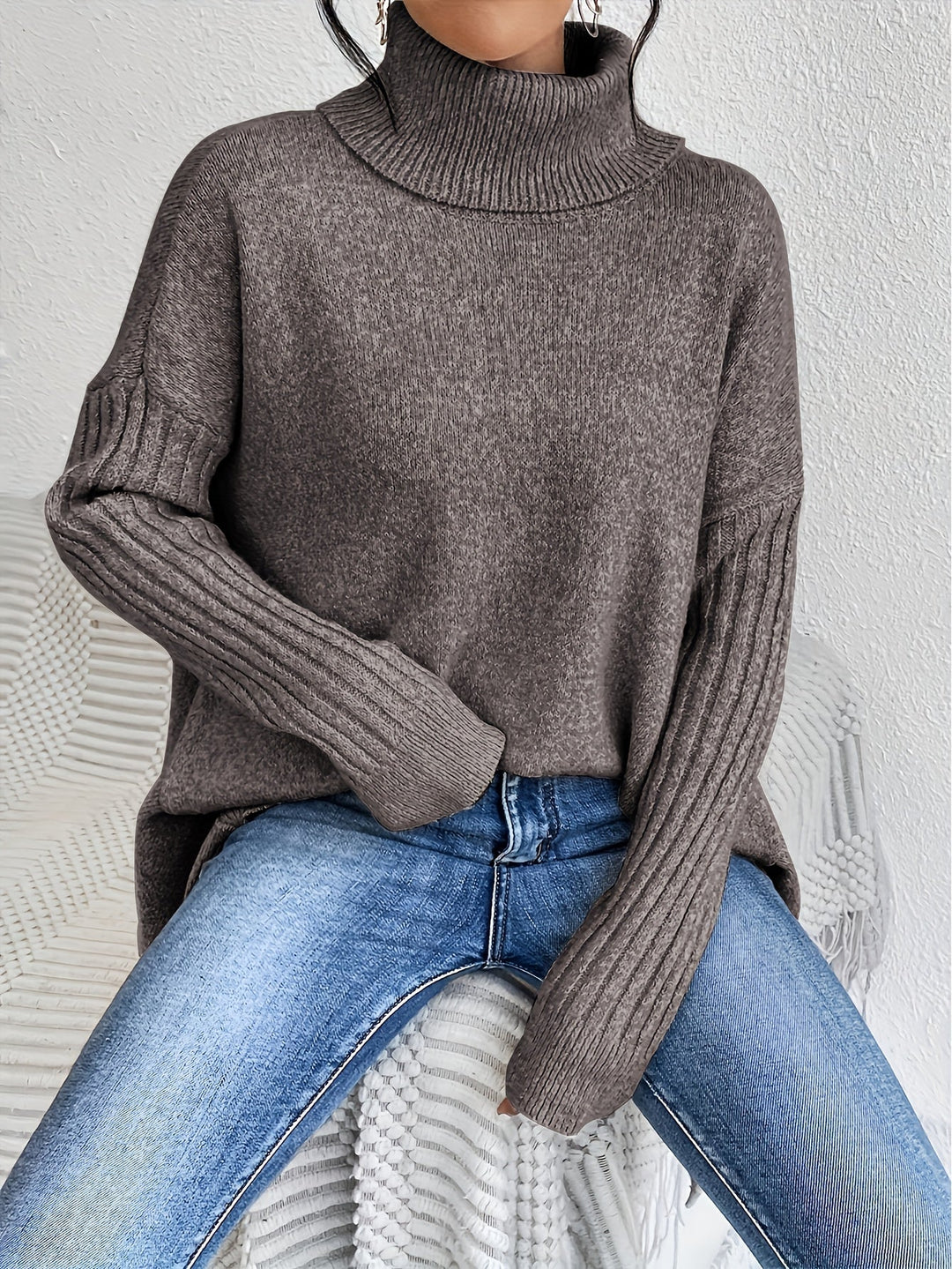 NIKKI™|OVERSIZED TURTLENECK