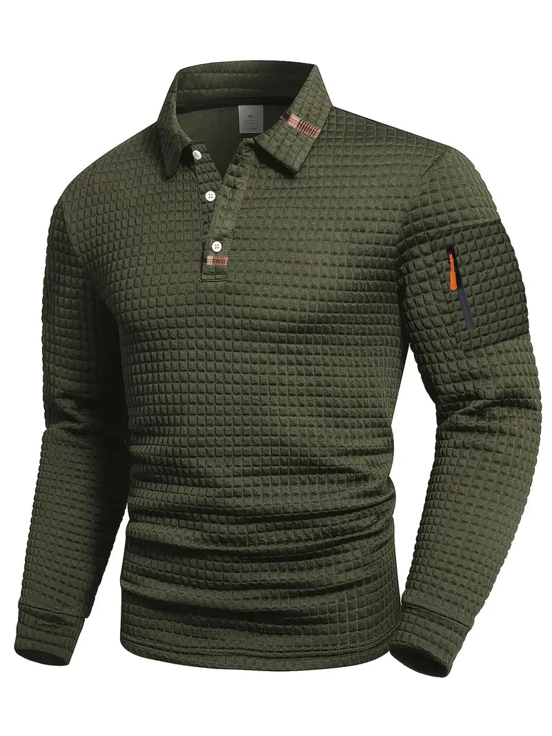 QUINTON™|CLASSIC LONG SLEEVE POLO