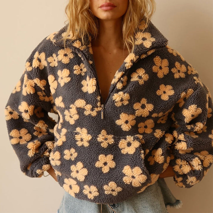 NICOLE™|FLOWER PULLOVER