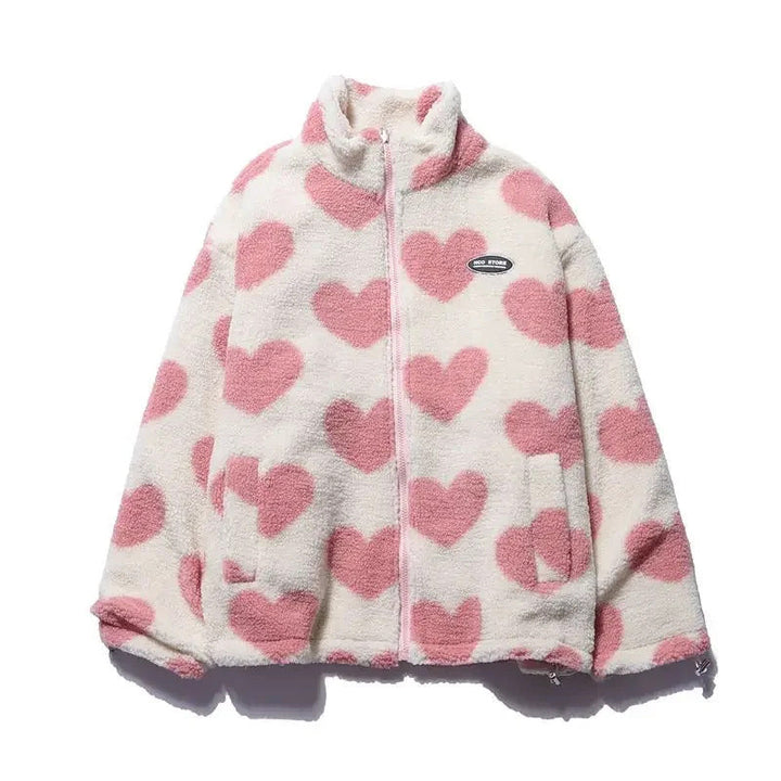 MEGAN™|REVERSIBLE HEART JACKET