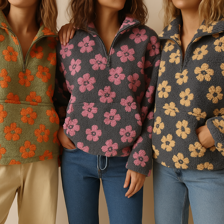 NICOLE™|FLOWER PULLOVER